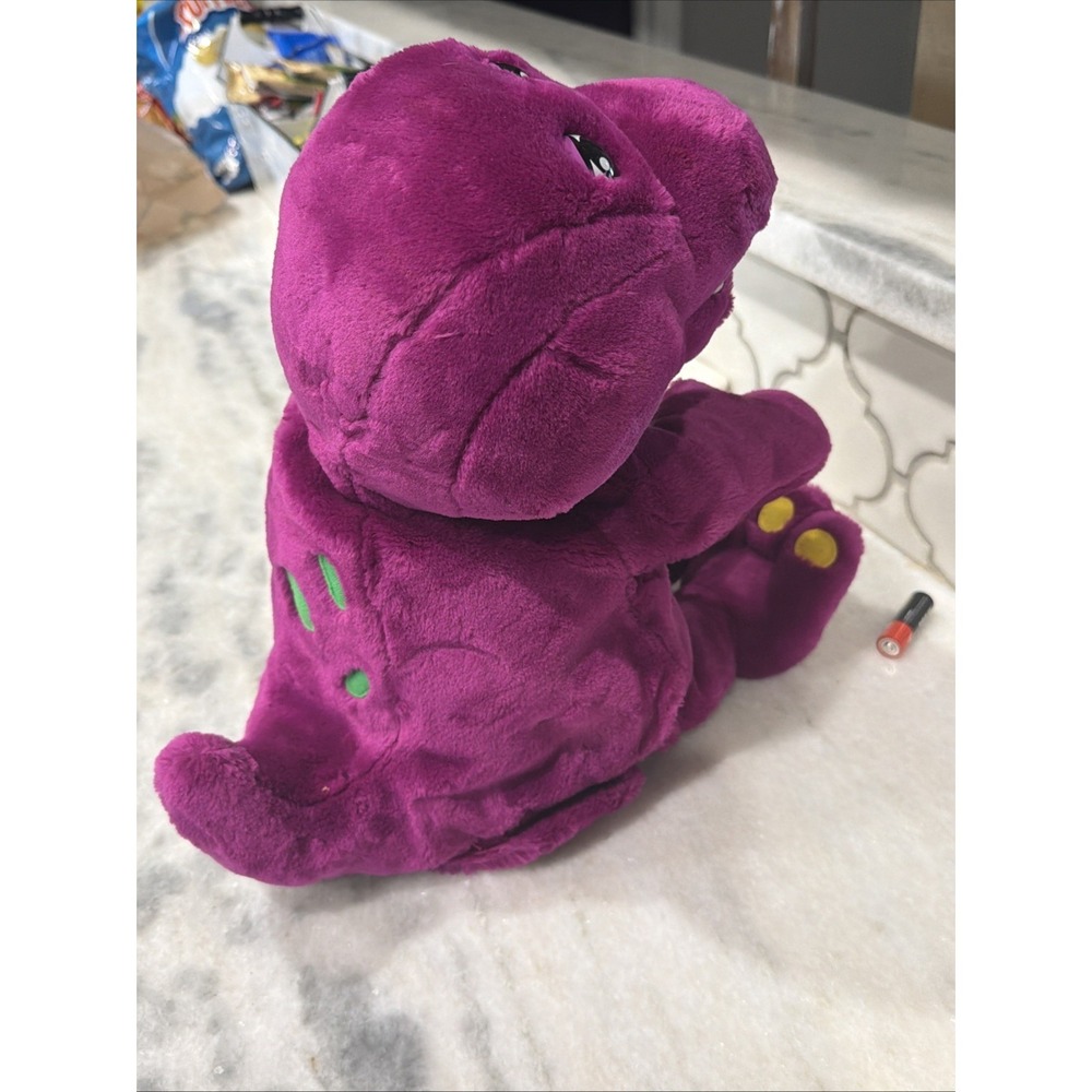 Vintage 1997 ActiMates Barney Plush Microsoft Talking Singing Interactive Tested - Picture 8 of 12